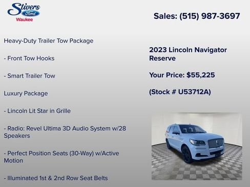Used 2023 Lincoln Navigator Reserve AWD/4WD image 22