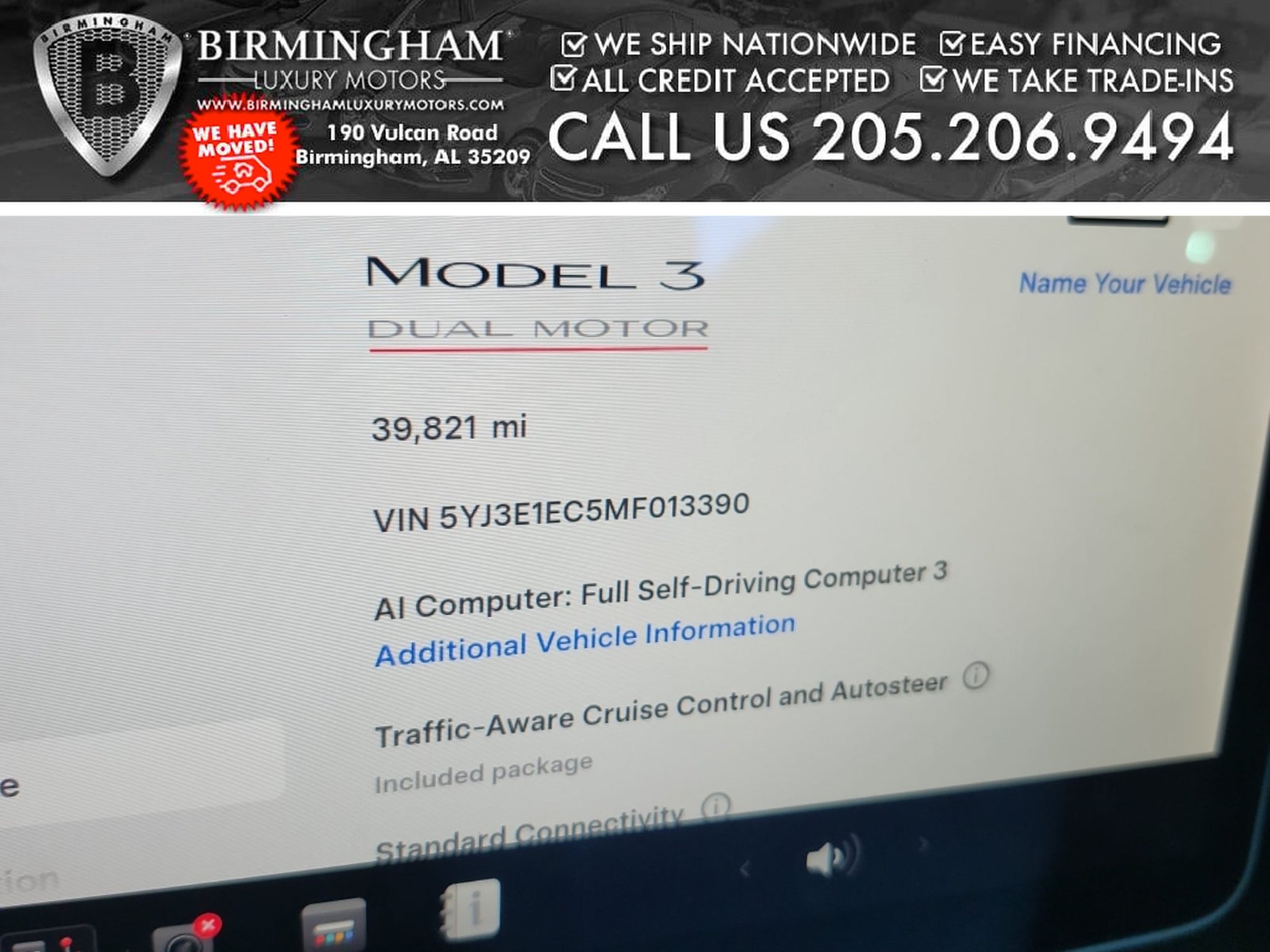 Used 2021 Tesla Model 3 Performance AWD/4WD image 2
