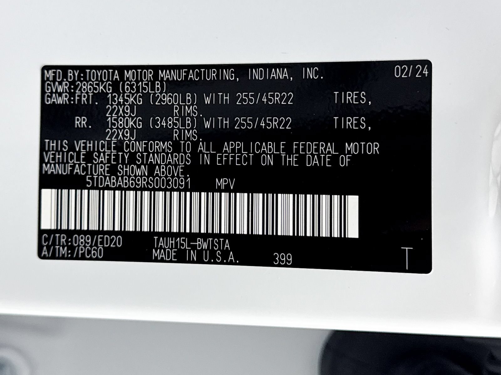Used 2024 Lexus TX 500h AWD w/ Technology Package image 57