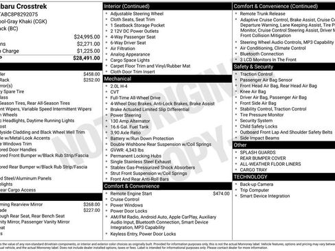 Used 2023 Subaru Crosstrek 2.0i image 6