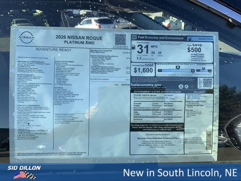 New 2026 Nissan Rogue Platinum w/ Platinum Premium Package image 13