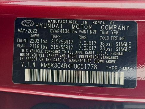 Certified 2023 Hyundai Kona SEL w/ Convenience Package AWD/4WD image 32