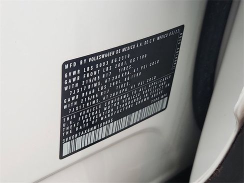 Certified 2022 Volkswagen Tiguan S image 27