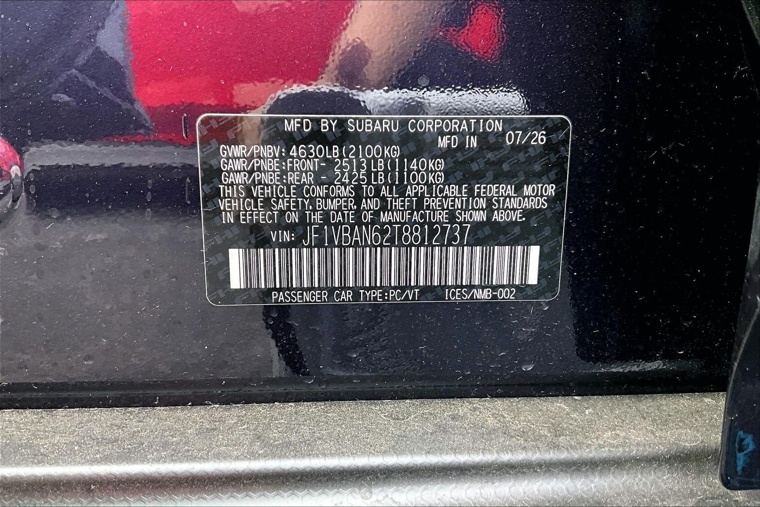 New 2026 Subaru WRX Limited AWD/4WD image 27
