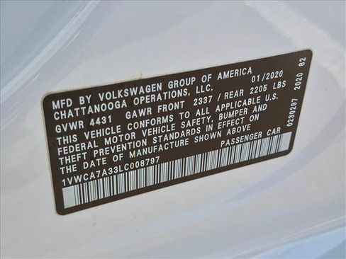 Used 2020 Volkswagen Passat 2.0T SEL FWD image 22