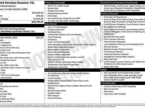 Used 2023 Buick Envision Essence image 39