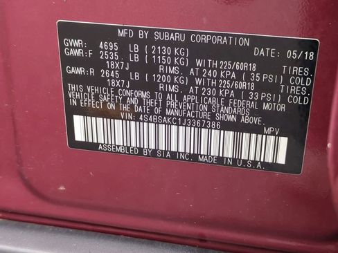 Used 2018 Subaru Outback 2.5i Limited image 36