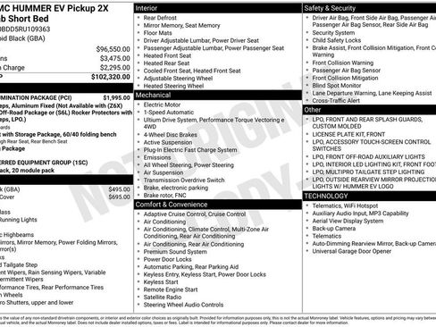 Used 2024 GMC Hummer EV 2X w/ LPO, Illumination Package image 2