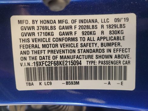 Used 2019 Honda Civic LX image 33