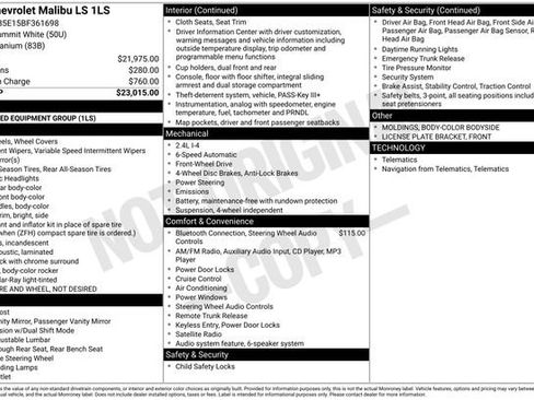 Used 2011 Chevrolet Malibu LS image 12