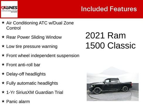 Used 2021 RAM 1500 Classic SLT w/ Electronics Convenience Group AWD/4WD image 4