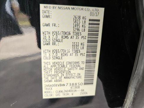 Used 2017 Nissan Frontier SV image 23