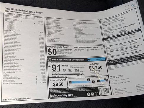 New 2026 BMW iX xDrive60 w/ M Sport Package image 18
