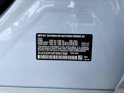 Used 2023 BMW X3 sDrive30i w/ M Sport Package RWD image 18