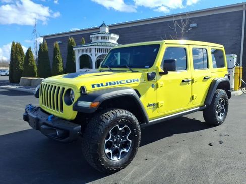 Used 2023 Jeep Wrangler Unlimited Rubicon 4xe w/ Steel Bumper Group AWD/4WD image 2