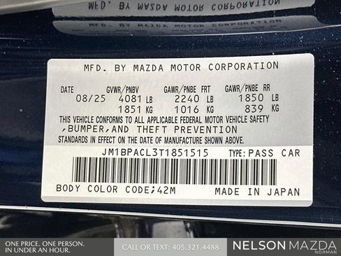 Used 2026 MAZDA MAZDA3 2.5 S Sedan w/ Preferred Pkg FWD image 33