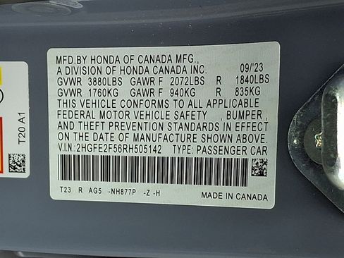 Used 2024 Honda Civic Sport image 28