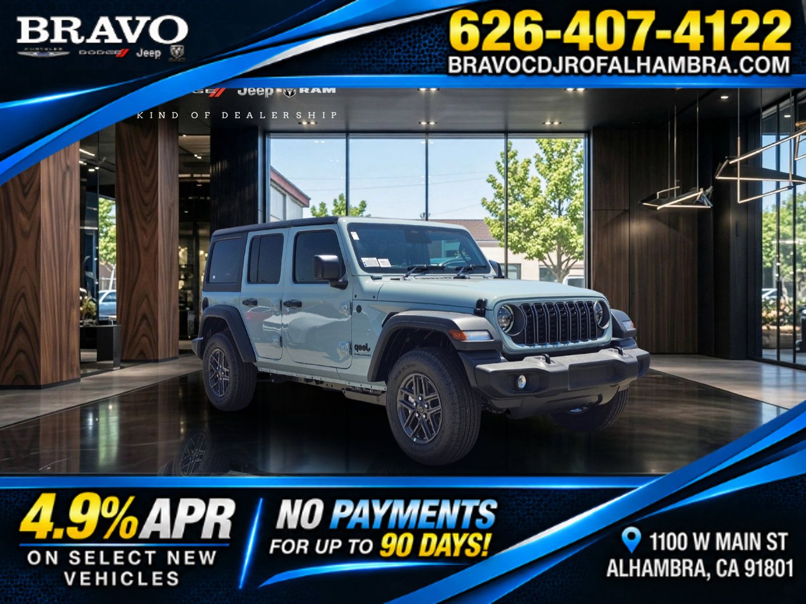 New 2026 Jeep Wrangler Unlimited Sport AWD/4WD image 1
