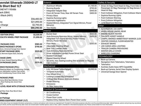 New 2026 Chevrolet Silverado 2500 LT w/ All Star Edition AWD/4WD image 31