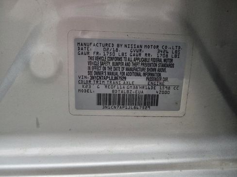 Used 2018 Nissan Versa SV FWD image 33