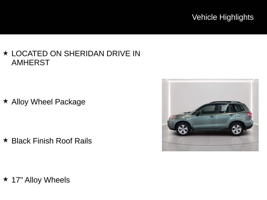 Used 2016 Subaru Forester 2.5i w/ Alloy Wheel Package AWD/4WD image 5