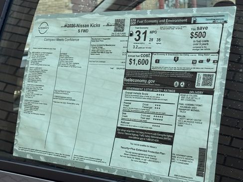 New 2026 Nissan Kicks S w/ Charging Package FWD image 15