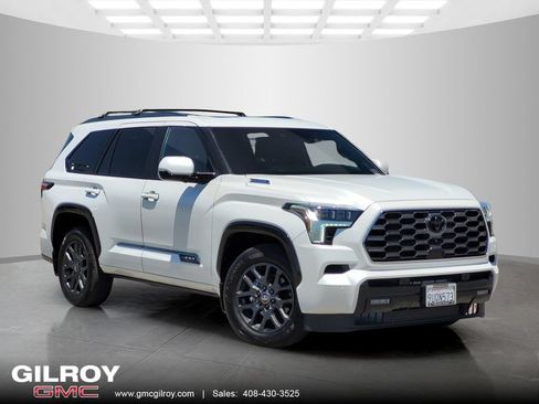 Used 2025 Toyota Sequoia Platinum w/ Tow Technology Package AWD/4WD image 1