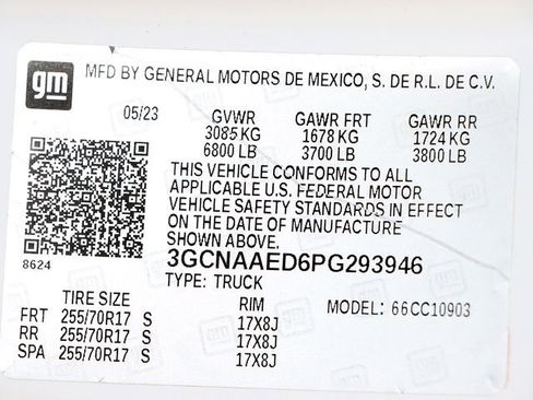 Used 2023 Chevrolet Silverado 1500 W/T w/ WT Fleet Convenience Package image 27