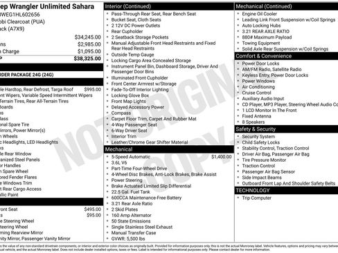 Used 2017 Jeep Wrangler Unlimited Sahara image 34