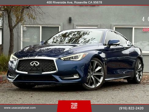 Used 2018 INFINITI Q60 Red Sport 400 w/ Sensory Package 3.0T Sport image 1