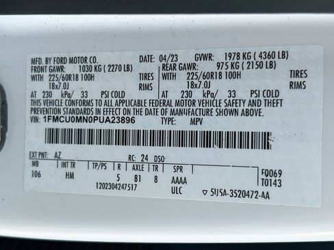 Certified 2023 Ford Escape ST-Line w/ Tech Pack #1 FWD image 31