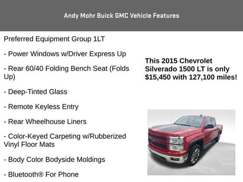 Used 2015 Chevrolet Silverado 1500 LT w/ Rally 2 Edition AWD/4WD image 8