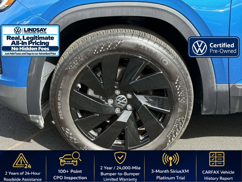 Certified 2024 Volkswagen Atlas Cross Sport SE w/ Panoramic Sunroof Package FWD image 8