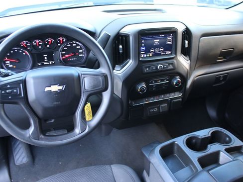 Used 2021 Chevrolet Silverado 1500 Custom w/ LPO, Dark Essentials Package RWD image 14