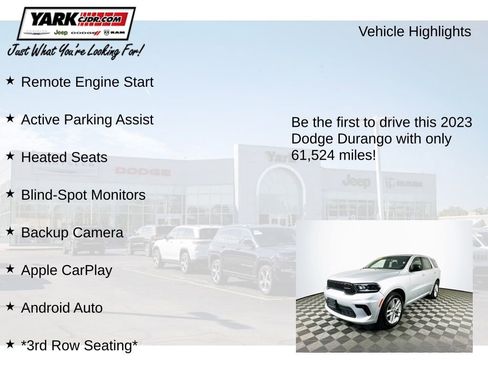 Certified 2023 Dodge Durango GT image 12