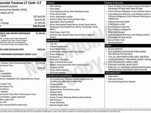 Used 2023 Chevrolet Traverse LT image 2