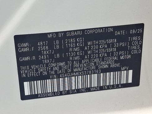 Certified 2025 Subaru Crosstrek 2.5i Limited AWD/4WD image 28