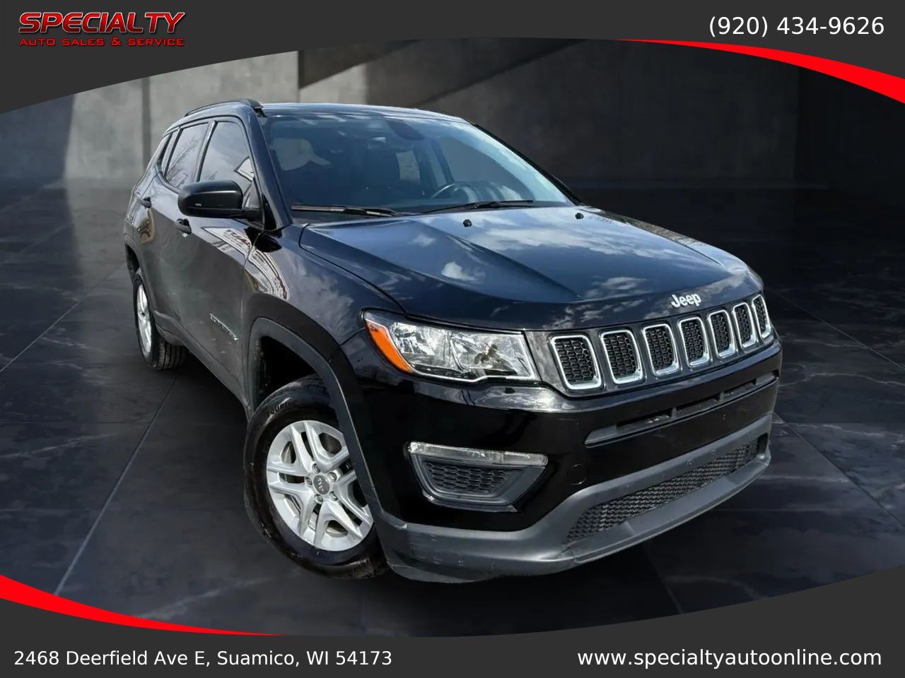 Used 2018 Jeep Compass Sport w/ Cold Weather Group AWD/4WD image 2