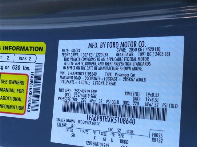 Used 2024 Ford Mustang Premium RWD image 22