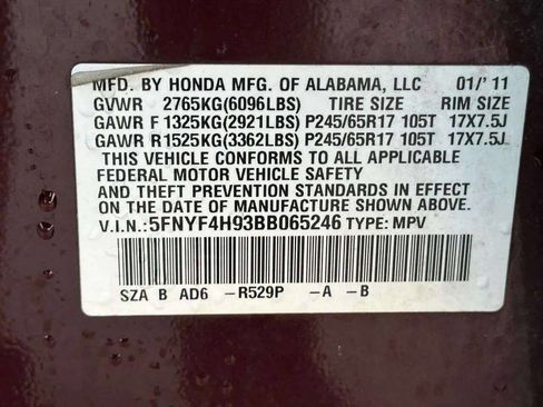 Used 2011 Honda Pilot Touring image 47