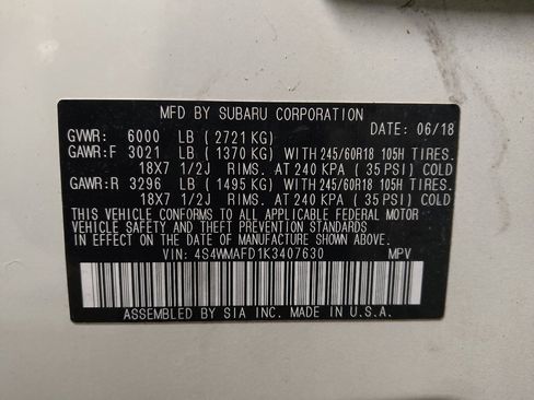 Used 2019 Subaru Ascent Premium image 33