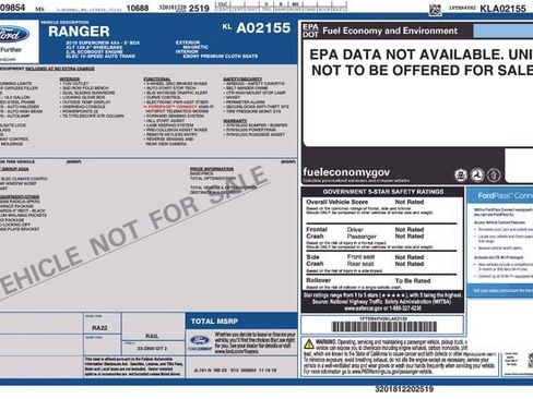 Used 2019 Ford Ranger XLT w/ Equipment Group 302A Luxury image 6