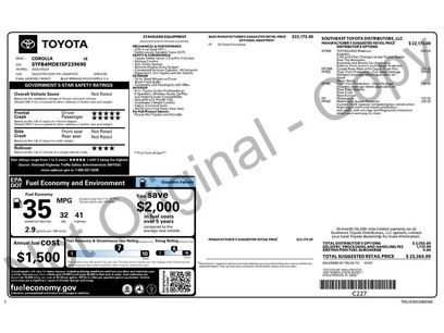 Used 2025 Toyota Corolla LE