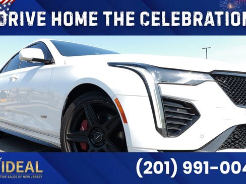 Used 2021 Cadillac CT4 V w/ Technology Package AWD/4WD image 2