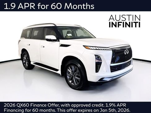 New 2026 INFINITI QX80 Pure w/ Cargo Package image 1