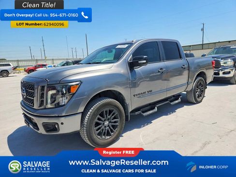 Used 2019 Nissan Titan SL w/ Midnight Edition AWD/4WD image 1