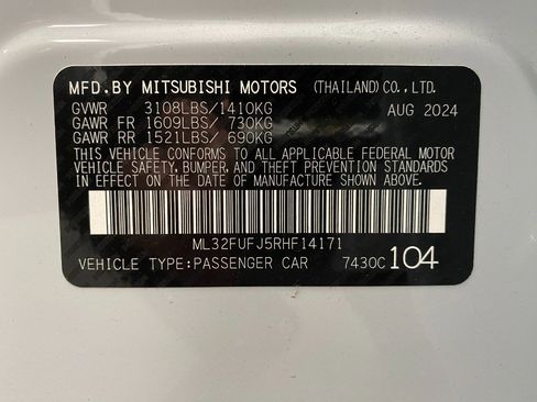 New 2024 Mitsubishi Mirage G4 ES image 25