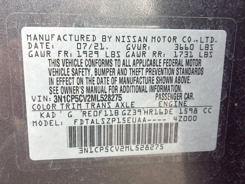 Used 2021 Nissan Kicks SV FWD image 38