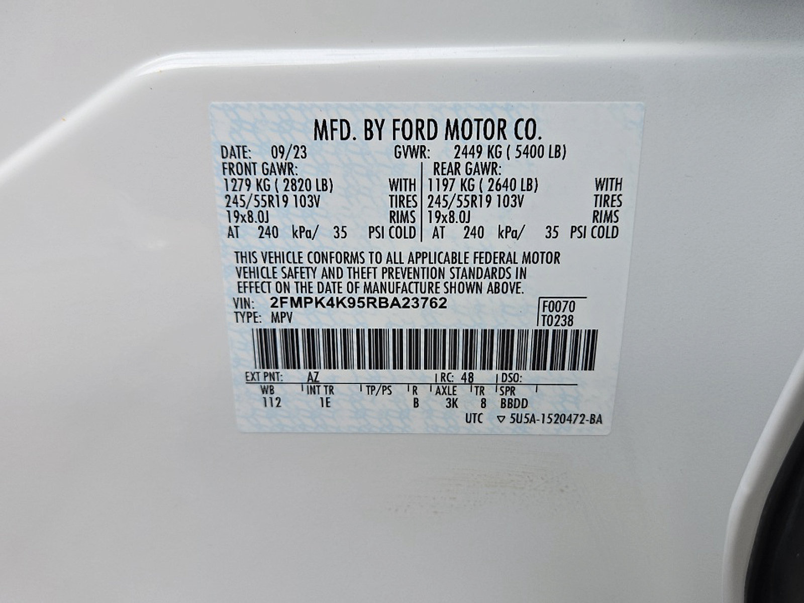 Used 2024 Ford Edge Titanium w/ Equipment Group 301A AWD/4WD image 26