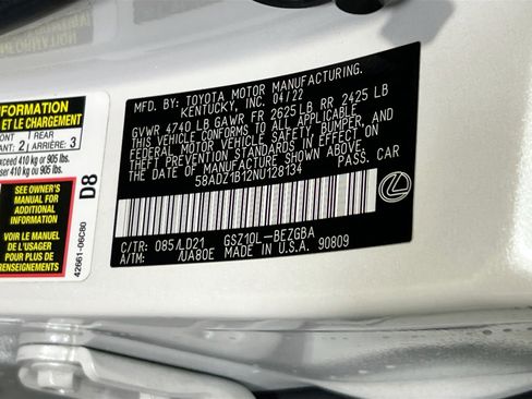 Used 2022 Lexus ES 350 w/ Premium Package image 31